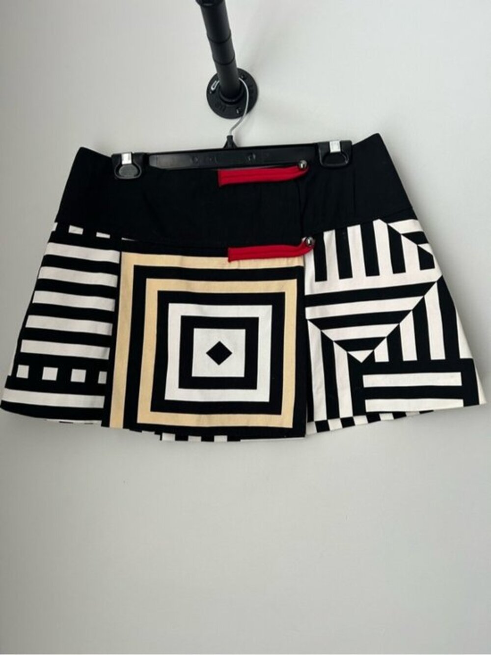 Gianfranco Ferré Geometric Mini Wrap Skirt